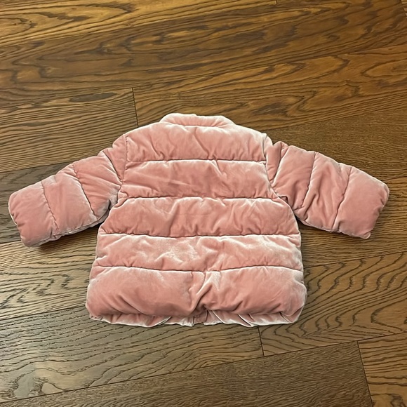 Baby Gap Velvet Puffer Coat - Picture 2 of 5
